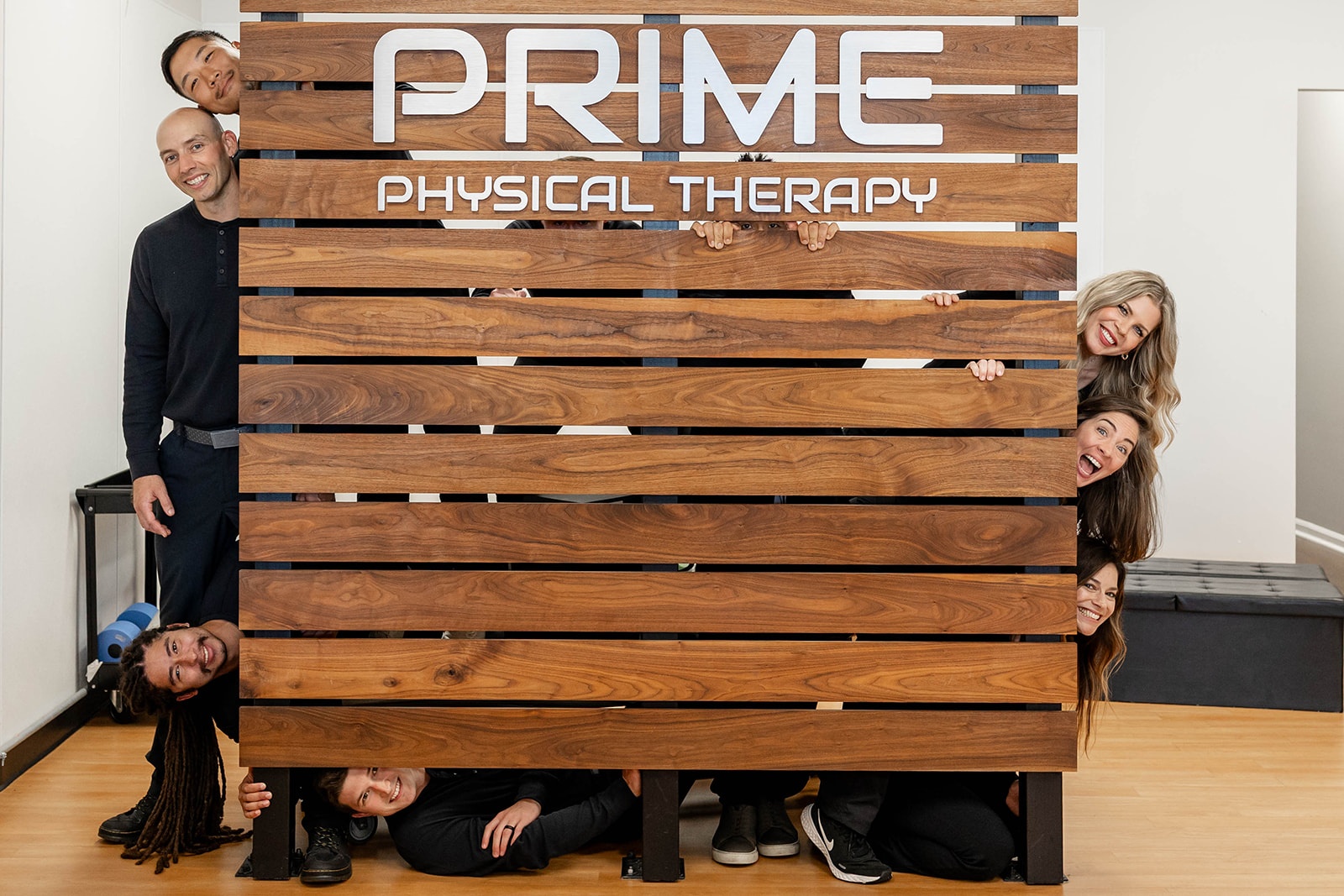 PRIME Physical Therapy clinic's front desk for making appointments and checking in.