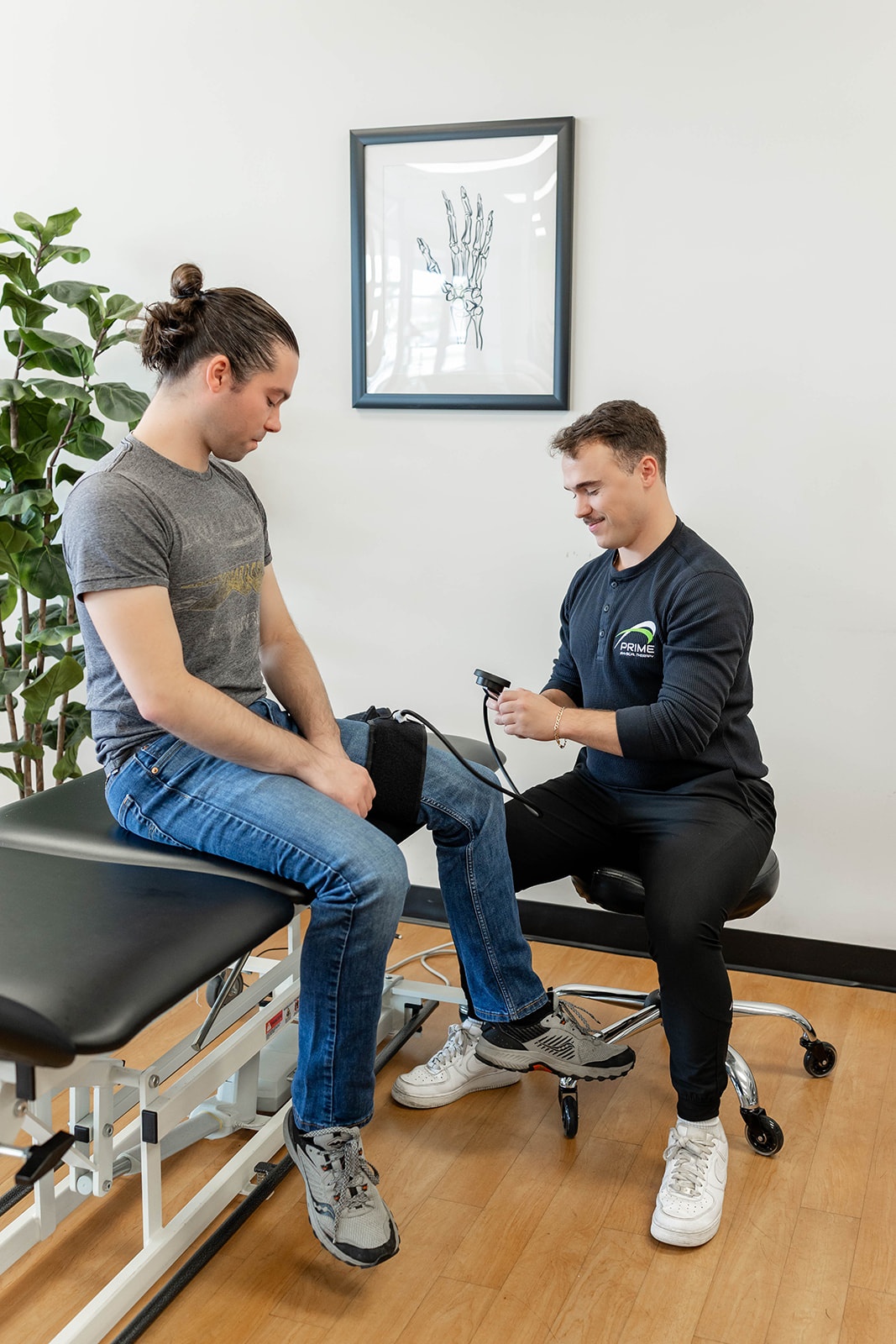 Dr. Sam enjoys hiking and exercising outdoors.